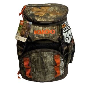 NWT Igloo Realtree Edge 18 Can Cooler Bag, Gizmo Backpack Camouflage Outdoors